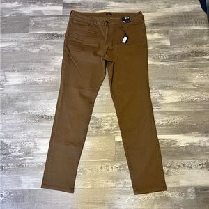 Men’s Express Skinny Hyper Stretch Brown Jeans - 36x32